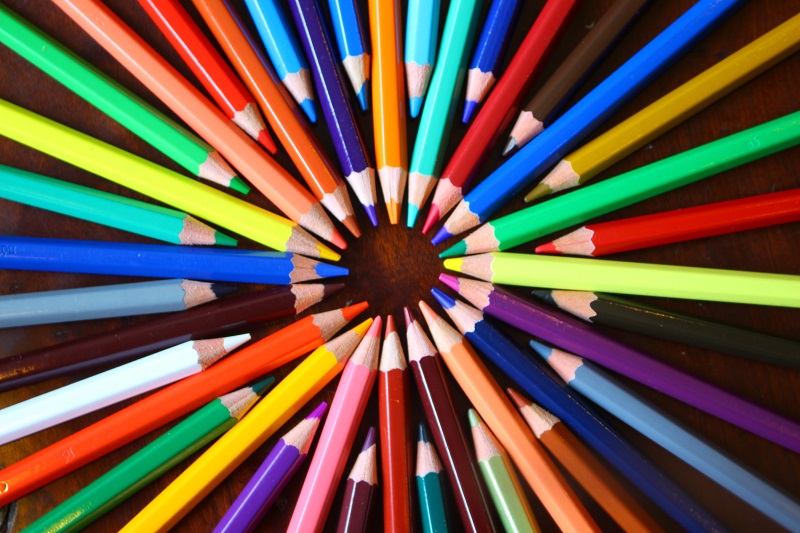 long-color-pencils